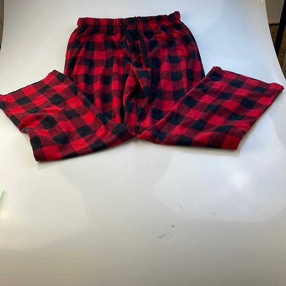 #Followme Microfleece Men’s Buffalo Plaid Pajama Pants with Pockets - Picture 4 of 7